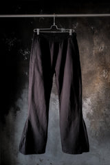 032c Workshop x Sloggi Heavy Terry Sweatpants 黑色重磅毛圈布排扣開衩束口運動寬褲