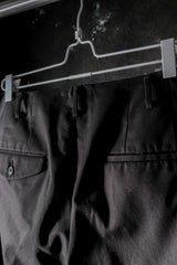 Uniqlo +J Jil Sander Chino Pants Black +J 聯名系設計師款黑色純棉斜紋打褶寬版休閒褲