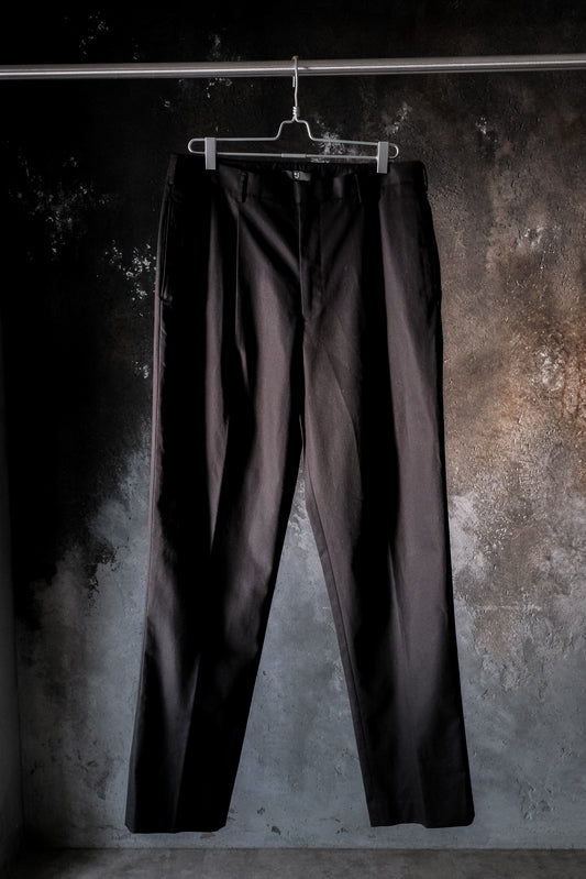 Uniqlo +J Jil Sander Chino Pants Black +J 聯名系設計師款黑色純棉斜紋打褶寬版休閒褲