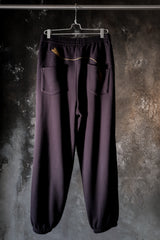 Shalou Feather Embroidery Sweatpants 後口袋羽毛刺繡重磅縮口運動長褲