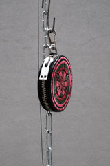 Blackmeans META Special Edition Circled Pouch Red - Limited Edition Red Embroidered Coin Pouch