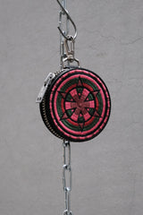 Blackmeans META Special Edition Circled Pouch Red - Limited Edition Red Embroidered Coin Pouch