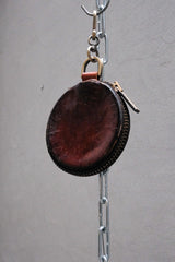 Blackmeans Circled Pouch Red Green Embroidered Coin Pouch