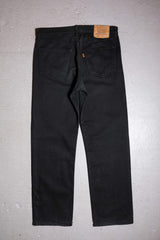 Levi’s 00’s Vintage 607 Orange Tab Black Denim Jeans Made in Japan