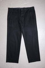 Jil Sander Tailor Made Cotton Chino Pants Navy Made in Italy
