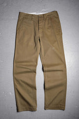 ラギッドファクトリー コットンツイル チノパンツ カーキ 日本製