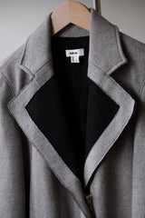 Helmut Lang Women Wool Zip up Chester Coat
