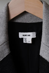 Helmut Lang Women Wool Zip up Chester Coat