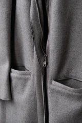 Helmut Lang Women Wool Zip up Chester Coat