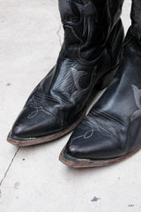 Two-Tone Eagle Patchwork Western Boots雙色皮革拼接老鷹圖案西部靴