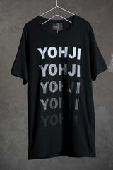 Yohji Yamamoto x Justin Davis 11S/S Gradation Logo Tee Yohji Yamamoto Gradient Logo Short Tee
