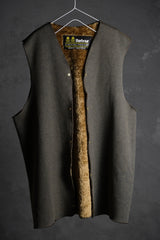 Barbour Vintage Warm Pile Liner Vest 雙皇冠時期 古著油布外套內裏保暖絨毛背心