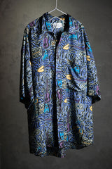 Vintage Silk Print Shirt 古著絲質印花短袖襯衫