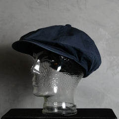 The Dogs & Co Navy HuntingCap 日本の帽子ブランド ネイビーブルー コットンツイル ハンティングキャップ キャスケットキャップ