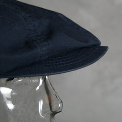 The Dogs & Co Navy HuntingCap 日本の帽子ブランド ネイビーブルー コットンツイル ハンティングキャップ キャスケットキャップ