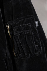 Supreme × Clayton Patterson 21S/S スカル刺繍ベルベット MA-1 ジャケット ニューヨークアーティスト連名 エスニックスカル刺繍 リバーシブルベルベットフライトジャケット