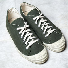 Inn-Stant Old-Hc #604 Khaki(Natural Sole) Japanese retro shoe brand khaki green canvas shoes