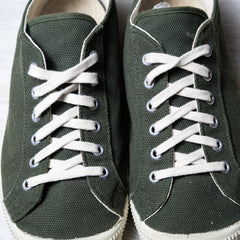 Inn-Stant Old-Hc #604 Khaki(Natural Sole) Japanese retro shoe brand khaki green canvas shoes