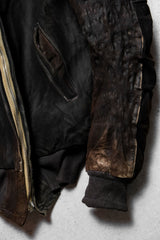 ヴィンテージ デュポン キロン スエード レザー ジャケット