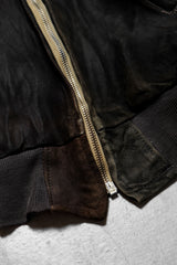 ヴィンテージ デュポン キロン スエード レザー ジャケット