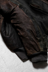 ヴィンテージ デュポン キロン スエード レザー ジャケット