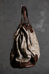 1980年代ヴィンテージ セリーヌ C マカダム キャンバス トートバッグ レトロ オールド フラワー キャリッジ キャンバス ハンドバッグ