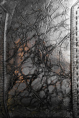 イヴ・サンローラン ミューズ レザー ショルダーバッグ YSL サンローラン シルバー クラック ロック バッファロー レザー ボウリングバッグ