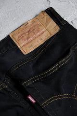 Levi’s 00’s Vintage 501 Black Denim Jeans 早期加拿大製 雙色縫線黑丹寧直筒褲
