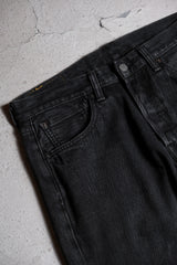 Levi's 501 Black Denim Jeans Classic Straight Black Denim Pants
