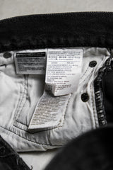 Levi's 501 Black Denim Jeans Classic Straight Black Denim Pants