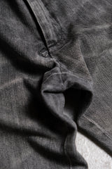 RAF by RAF Simons Cropped Gray Denim RAF Branch Line Washed Gray Denim Jeans