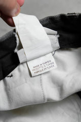 RAF by RAF Simons Cropped Gray Denim RAF Branch Line Washed Gray Denim Jeans