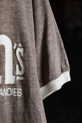 70’s Vintage M&M's Chocolate Candy Ringer T-Shirt Single Stitch 70年代美國製古著M&M巧克力 企業滾邊T