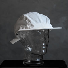 TIGHTBOOTH Side Logo Camp Cap Japanese skateboard brand electric embroidery Logo four-piece camping cap White