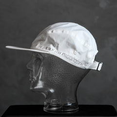 TIGHTBOOTH Side Logo Camp Cap Japanese skateboard brand electric embroidery Logo four-piece camping cap White