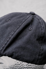 MISBHV "Pain Is Temporary" Washed Canvas Baseball Cap - Charcoal Black 波蘭高端潮流品牌 經典水洗老帽 炭黑色