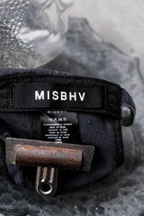 MISBHV "Pain Is Temporary" Washed Canvas Baseball Cap - Charcoal Black 波蘭高端潮流品牌 經典水洗老帽 炭黑色
