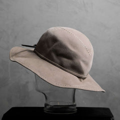Mayser Modell ヴィンテージ フェザー フェルト ハット ヴィンテージ レディース ウール フェザー トリム 紳士用ハット