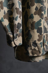 Eddie Bauer Vintage Wool Camo Shirt American century-old vintage duck hunting camouflage wool shirt