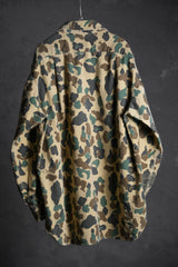 Eddie Bauer Vintage Wool Camo Shirt American century-old vintage duck hunting camouflage wool shirt