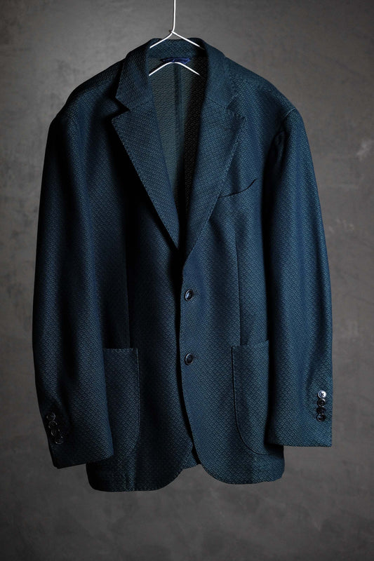 LBM 1911 テーラード ブレザー ジャケット イタリア ファッション 紳士服 ブランド ターキッシュブルー イタリア製 オーダー生地 スーツ ジャケット