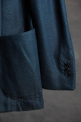 LBM 1911 テーラード ブレザー ジャケット イタリア ファッション 紳士服 ブランド ターキッシュブルー イタリア製 オーダー生地 スーツ ジャケット