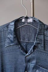 Vintage Jacquard Silk Shirt vintage all-over jacquard silk shirt