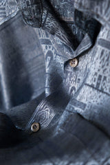 Vintage Jacquard Silk Shirt vintage all-over jacquard silk shirt