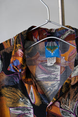 Vintage All Over Print Rayon Shirt Made in USA 美國製古著滿版印花嫘縈襯衫