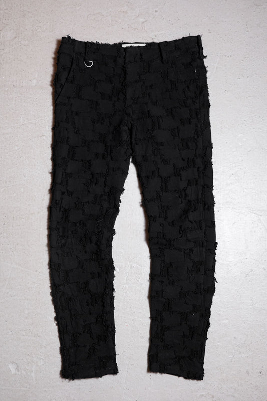 Azuma. CRUST JACQUARD PANTS