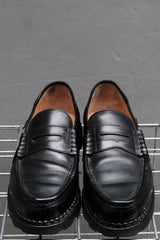Paraboot REIMS Marche Noire Leather Loafers 黑色厚底樂福鞋
