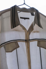 Vintage Embroidered Rayon Shirt 古著繡線裝飾嫘縈襯衫