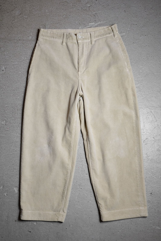 Porter Classic-CORDUROY PANTS-Off White
