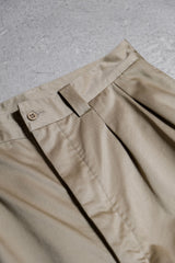 WAIPER.inc レトロ フランス軍 M-52 チノパンツ 日本製ブランド レプリカ フランス軍 プリーツ カーキ パンツ